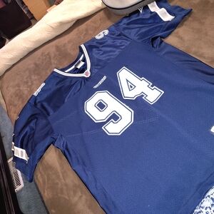 NFL Authentic Blue and White Jersey